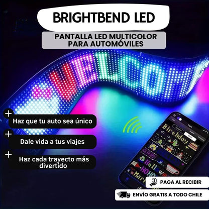 Pantalla Led Multicolor Para Automóviles. Incluye Manual de uso