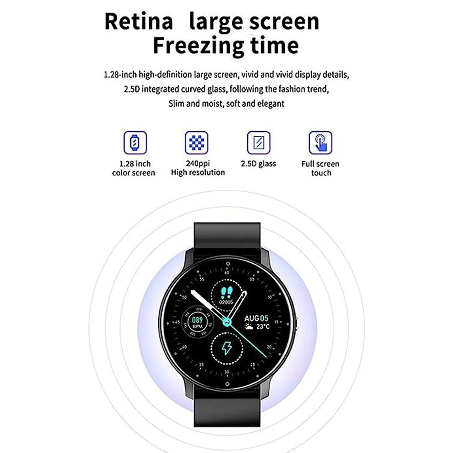 Smartwatch ZL02 Reloj Inteligente signos vitales