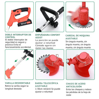 TurboBlade™ - Cortadora de Cesped Inalambrica + REGALO