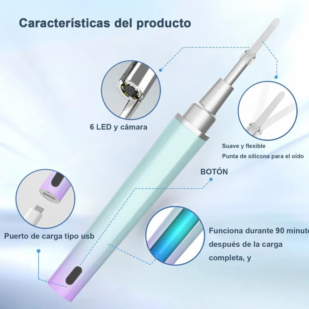 Limpiador de oido EarClear Pro