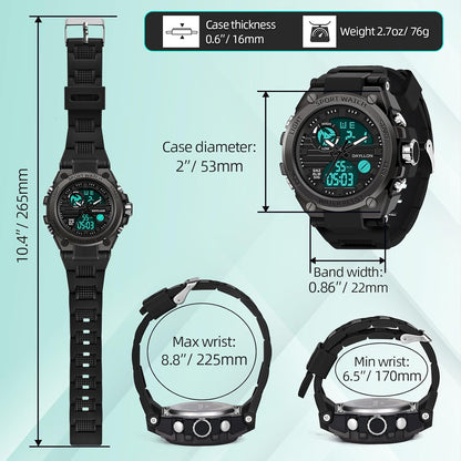 Reloj militar contemporaneo deportivo multifunción, analógico and Digital Tendencia