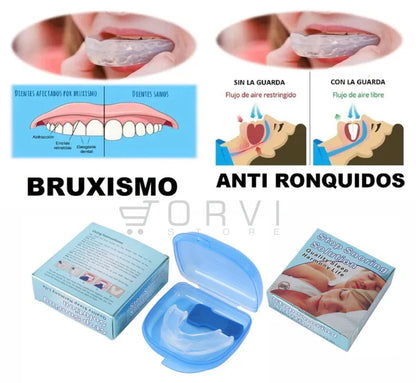 RoncaStop™ Anti ronquidos y boquilla para bruxismo