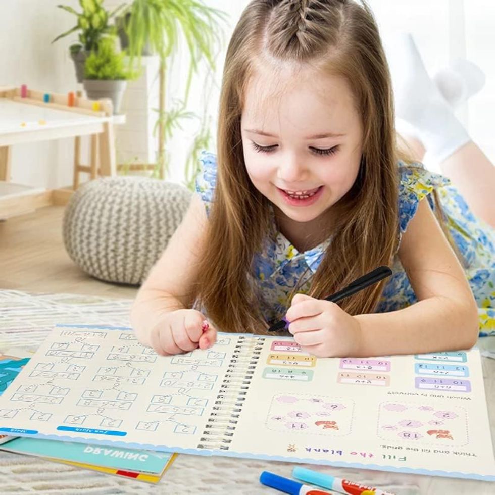 MagicBook Set 4 Cuadernos Montessori para niños