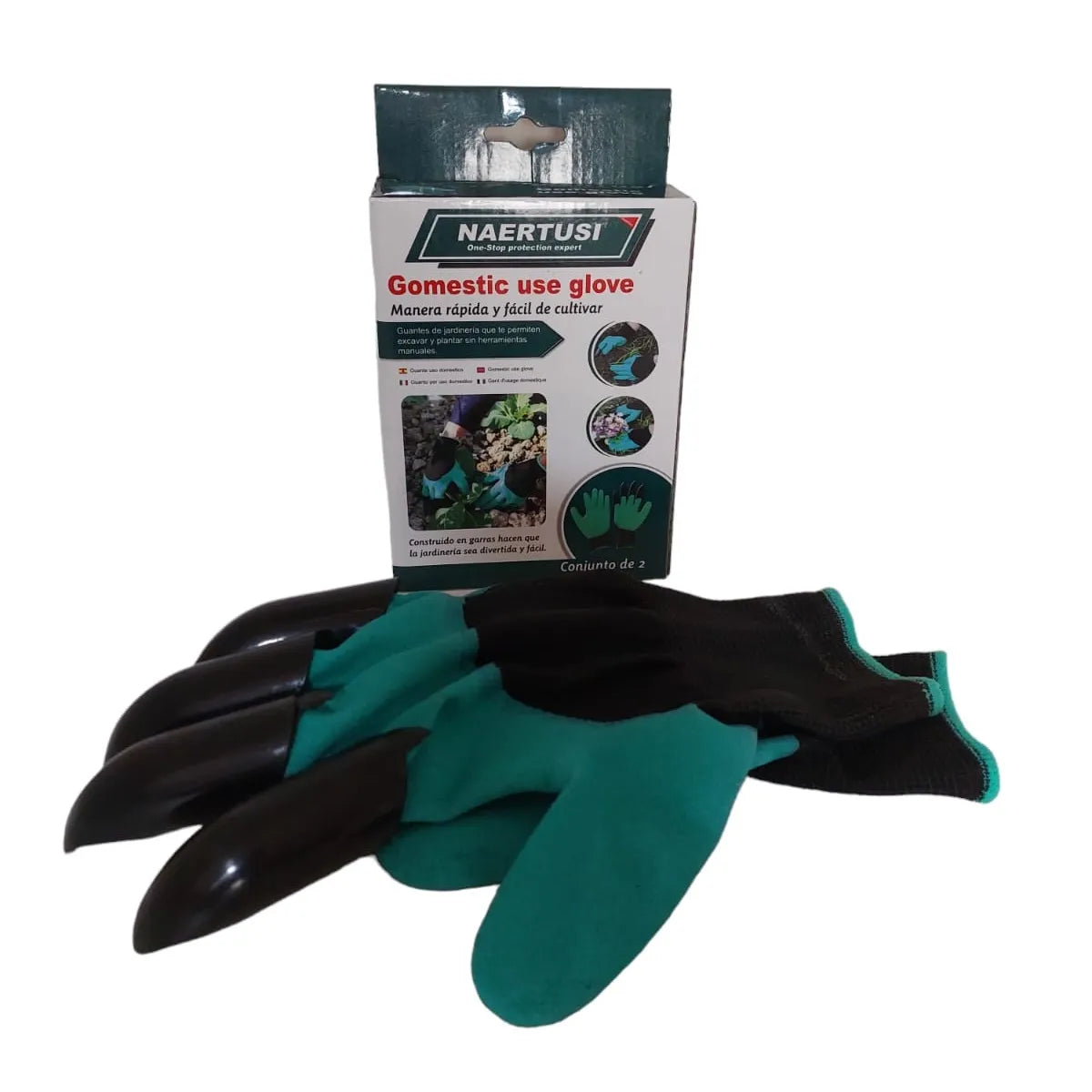 Guantes para trabajar con plantas