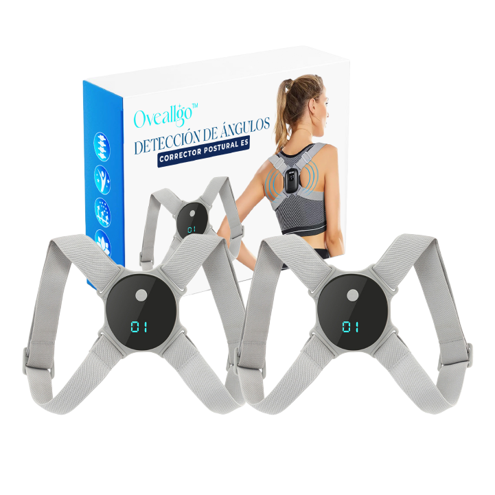 Oveallgo™ ULTRA Dispositivo de Corrección Postural con EMS y Sensor de Ángulo