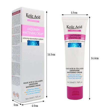 Crema Blanqueadora Codos Axilas Entrepiernas 50 Ml