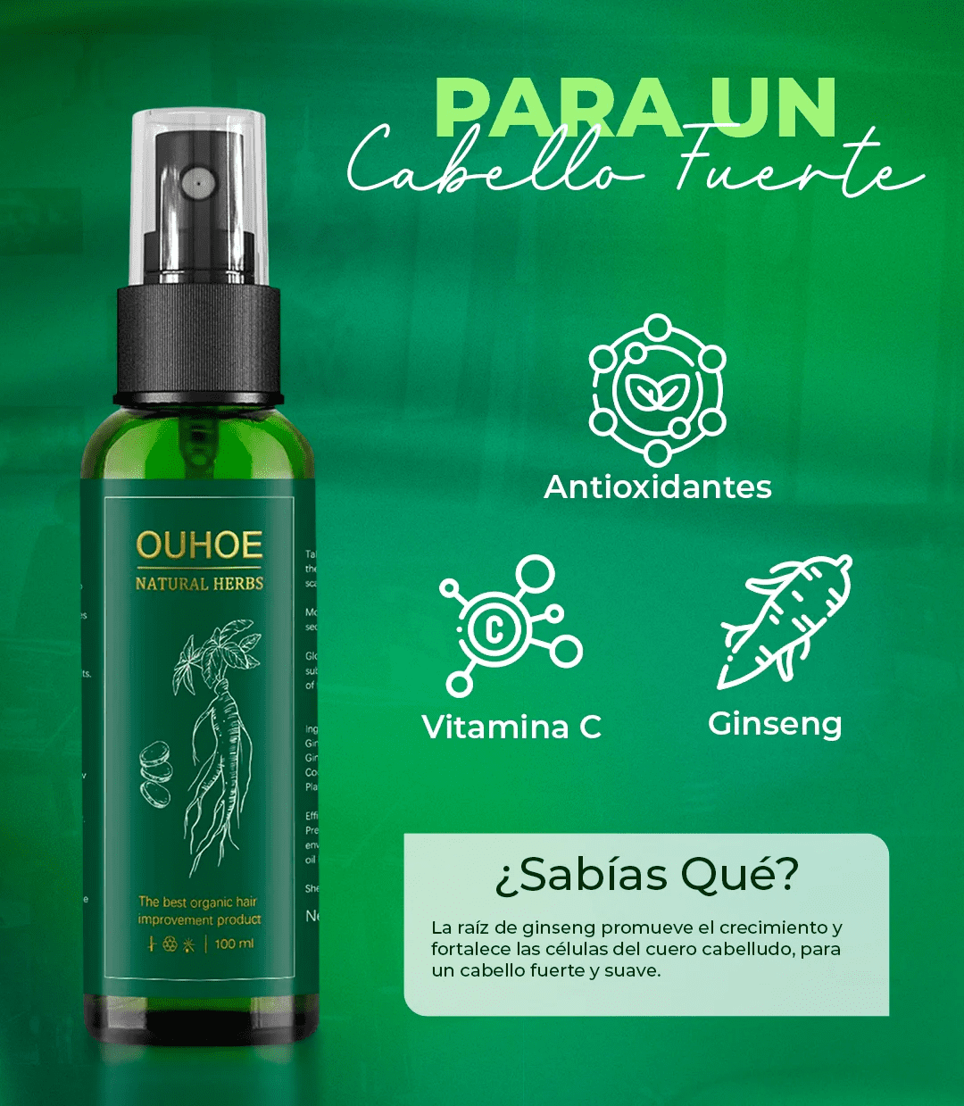 Elixir Capilar 2x1: Crecimiento y Control de Caída – 100% Natural